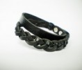 Bracelet cuir, lien tressé 22€